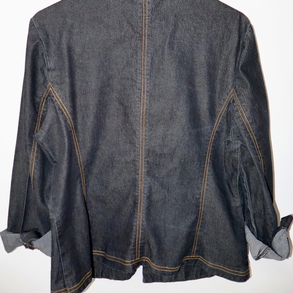 Bisou Bisou Deep Indigo Denim Jacket - Picture 5 of 7